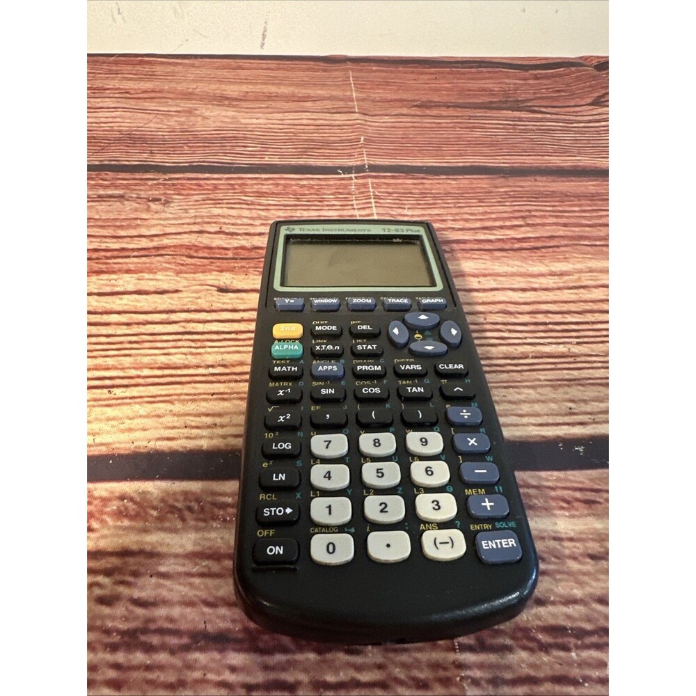 Texas Instruments TI-83 Plus Graphing Calculator With Dust Cover - TESTED - Picture 4 of 11